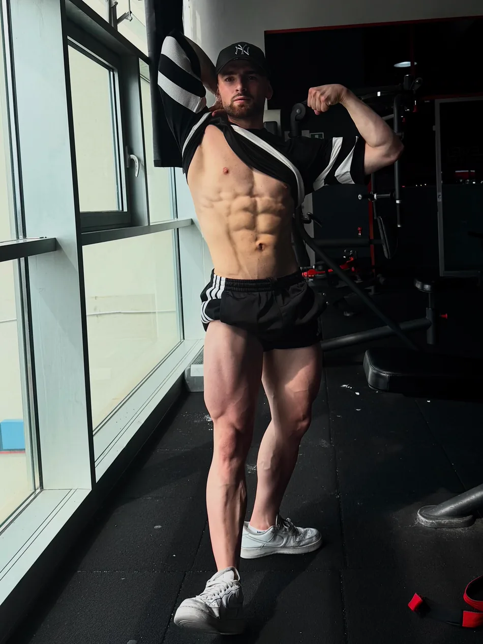 Marco D'Elia, personal trainer, in palestra